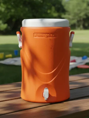 Termo Pinnacle Platino 19l 5 Galones Tpx-2076 Dispensador Naranja